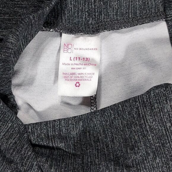 No Boundaries L (11-13) Grey Women's Girl's Pants - Picture 3 of 11
